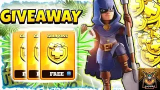 🔴Coc Live🔴April Goldpass Giveaway On 3k Yt /Clash Of Clans