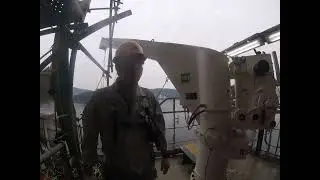 Egina Life raft davit launch test Egina Project SHI Shipyard 2017