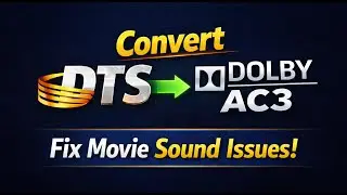 Не поддерживается DTS Audio? Легко конвертируйте DTS в AC3 в фильмах.