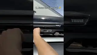 Thule Motion 3 cargo box tips! #thule #roofbox #roofrack