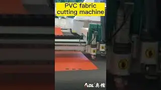 Automatic #PVC fabric #cutting machine #shorts