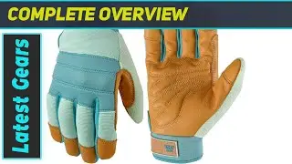 HydraHyde Water-Resistant Leather Palm Work Gloves - Best Gardening Gloves?