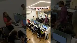 Office life without boss! 😂 | Funny shorts 😂