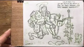 How To Draw A Happy Joyful Character (Concept Art) Sword Of The Spirit Day 814