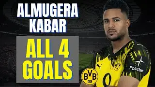 Almugera Kabar - ALL 4 GOALS FOR BORRUSIA DORTMUND II | Skills & Highlights