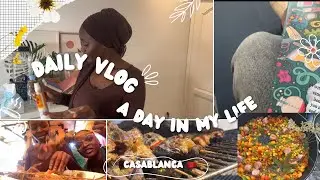 VLOG: DAY IN A LIFE AS A STUDENT IN MOROCCO | EATING ATTIEKE