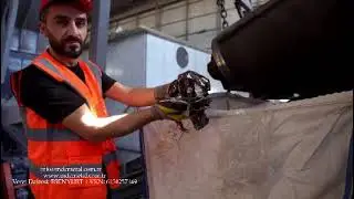 Shredding aluminium scrap by Barakat Al Mustafa Company 