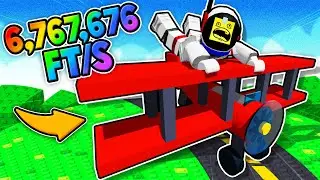 I Made this PLANE Reach INSANE Speeds In Roblox