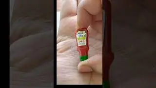 Tiny Heinz Tomato Sauce Unpacking 🍅 | Mini Ketchup | So Small So Real!