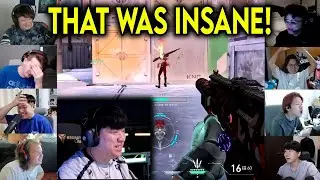 Valorant Streamers Reacts To GENG T3xture Insane ACE Against GE In VCT
