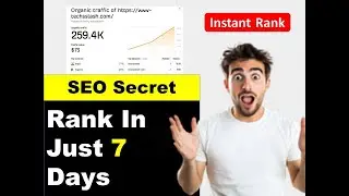 Using Our Secret instant Ranking Stratigy we Got this results in just 17 Days