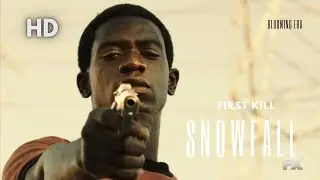 Franklin and Leon doing their first kill #snowfall