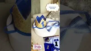 Royal Gold Prince Birthday Boy Outfit