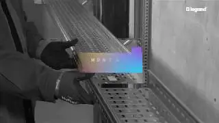 Kabelrinne P31 - Montage von Rinne und Bogen 90&deg;