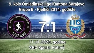 FA Healthy Future - FK Famos Vojkovići 7:1 (9.kolo Omladinske lige Kantona Sarajevo)-Generacija 2014