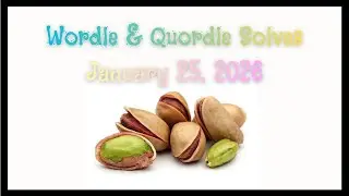 Wordle & Quordle of the Day for January 26, 2026: Happy Pistachio Day!