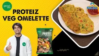 PROTEIZ VEG OMELETTE | LOADED WITH PROTEIN | HEALTHY & TASTY