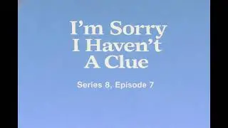 I'm Sorry I Haven't A Clue - Series 8, Episode 7 (03-Oct-81)
