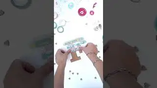 Letra de Madera decorada con Washi Tapes