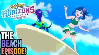 Pok&eacute;mon Horizons Ep 105 Preview &ndash; Amethio & Gholdengo at the Beach?! 🌊⚡