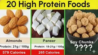 | 20 High Protein Foods in India |#food #protein #foodrecipe #shortvideo 