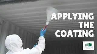 Total Container Solutions - Grafo-Therm - Applying the Coating