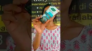 Joy activated charcoal Face wash review #skincare #charcoal #shorts #facewash #youtubeshorts