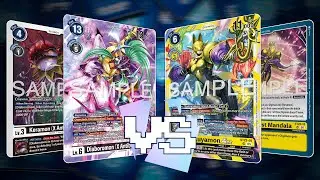 Диаборомон против Сакуямона | BT24 | Карточная игра Digimon
