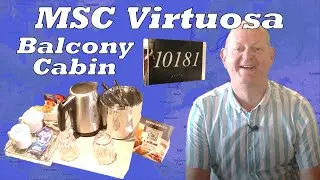 MSC Virtuosa Cabin Tour - Balcony Cabin 10181