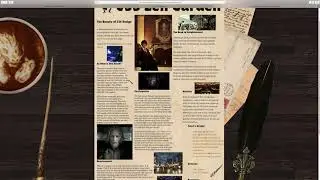 Harry Potter Daily Prophet Web Design 1 CSS Zen Garden