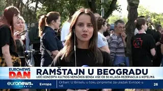 Otvaranje kapija za ''Ramštajnov'' koncert u  Beogradu