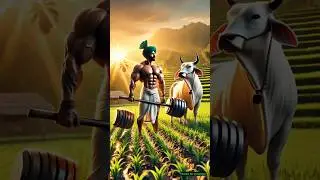 How One Cow Saved a Farmer&rsquo;s Life 🐄❤️ | Moral Story #ai #cow #farmer #shorts #trending