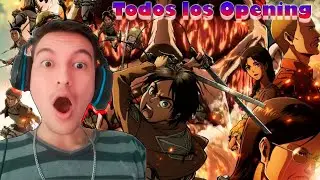 REACCIONANDO por PRIMERA VEZ a todos los OPENINGS de SHINGEKI NO KYOJIN