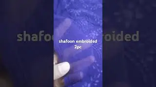 #viral #shafoo #fashion #shafoon #embroidery