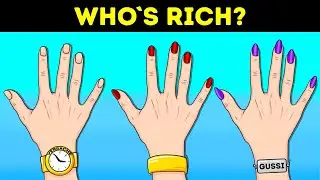 RICH OR POOR? Easy Visual Test With Answers