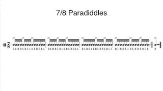 7/8 Paradiddles - 180