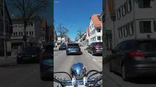 Motorrad 🏍️ Leinfelden-Echterdingen Hauptstra&szlig;e 🎶🎸 #shorts