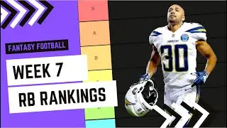 2022 NFL Fantasy Football Week 7 RB Rankings