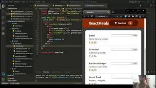 Food Order App in React JS (Tagalog) Part 06  - adding a form.