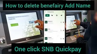 how to Delete quickpay beneficiary in 1click #visushahi