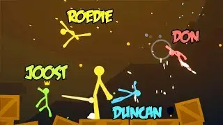 GRAPPIGSTE STICK FIGHT GAME OOIT!! ft. Gamemeneer, Joost & Duncan