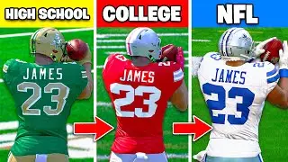 I Played LeBron James ENTIRE Football Career
