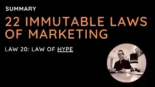 22 Immutable Laws of Marketing Summary of Law 20 | Hype Brands