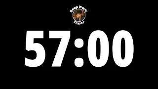 57 Minute Timer | Deep Work Timer