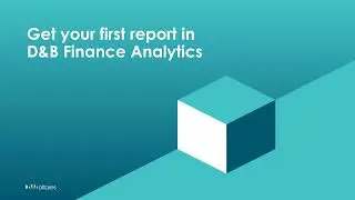 Explained: D&B Finance Analytics - Get Your First Report (E1)