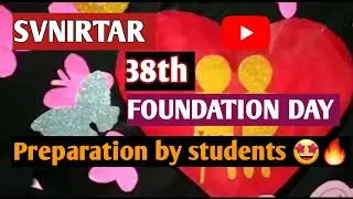 Amazing wall paintings by students for 38th foundation day || SVNIRTAR ||2022 ||nirtarians