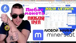 Minerstat - Майнинг ЛЮБОЙ монеты, на ЛЮБОМ пуле, на ЛЮБОМ алгоритме, на ЛЮБОМ майнере