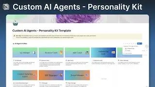 AI Agents - Personality Kit Template for Notion