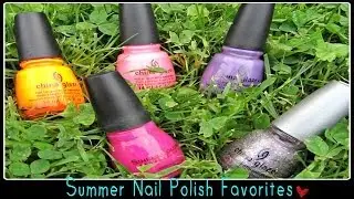 Summer Nail Polish Favorites &hearts;