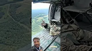 Indian Army soldiers helicopter 🚁 jump training status #shorts ❌#shortsfeed